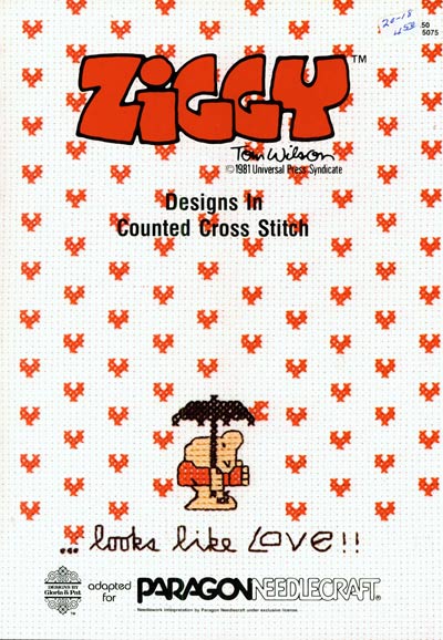 Ziggy looks like Love Cross Stitch Leaflet