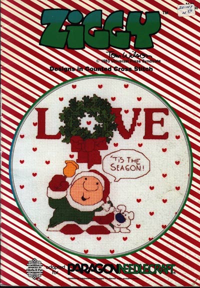 Ziggy Designs In Counted Cross Stitch 'Tis The Season Cross Stitch Leaflet