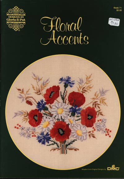 Floral Accents Cross Stitch Leaflet
