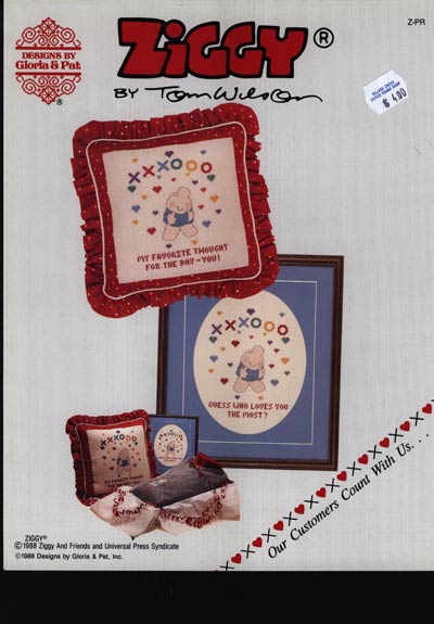Ziggy Cross Stitch Leaflet