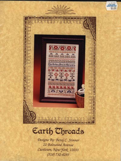 Earth Laughs With Flowers Cross Stitch Leaflet
