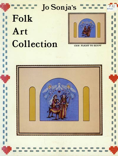 Folk Art Collection - Flight To Egypt Cross Stitch Leaflet