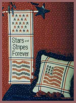 Stars and Stripes Cross Stitch Leaflet
