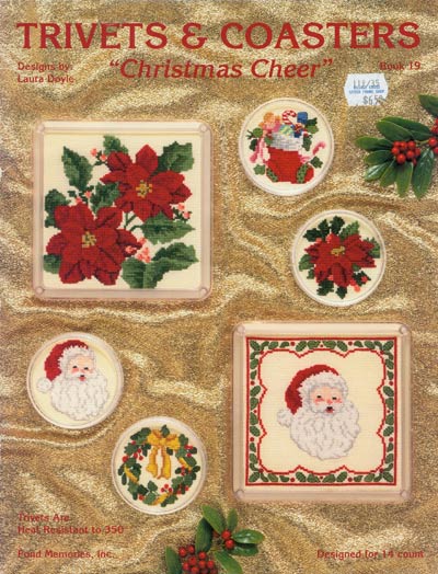 Trivets and Coasters - Christmas Cheer Cross Stitch Leaflet