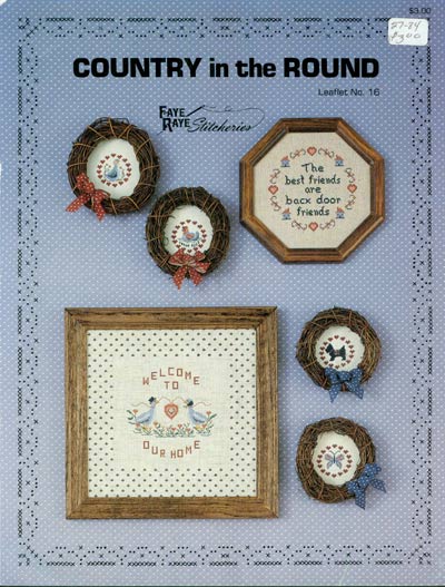 Country in the Round Cross Stitch Leaflet