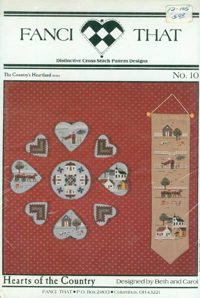 Hearts of the Country Cross Stitch Leaflet