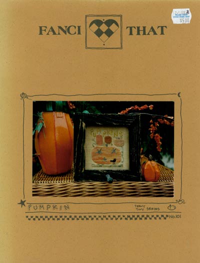 Pumpkin,Teeny Tiny Series Cross Stitch Leaflet