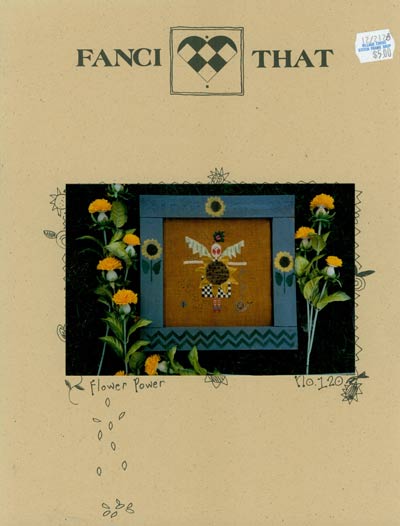 Flower Power Cross Stitch Leaflet