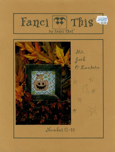Mr. Jack O' Lantern Cross Stitch Leaflet