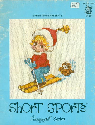 Short Sports Cross Stitch Leaflet