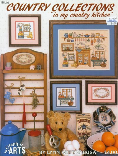 Country Collections in my country kitchen Cross Stitch Leaflet