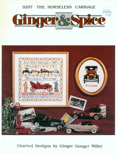 The Horseless Carriage Cross Stitch Leaflet