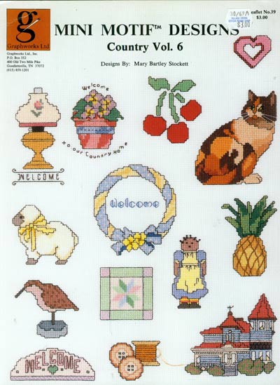 Mini Motif Designs - Country Vol. 6 Cross Stitch Leaflet