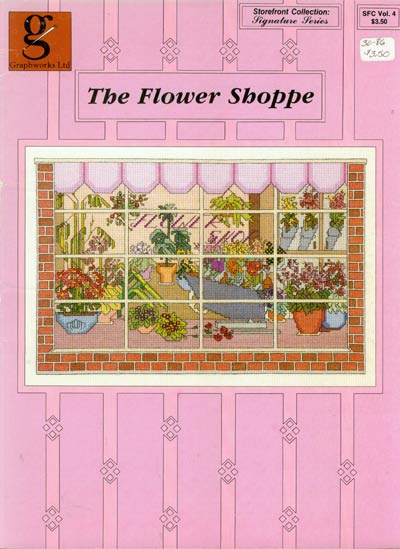 The Flower Shop Cross Stitch Leaflet