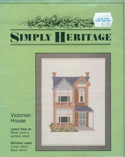 Simply Heritage - Victorian House Cross Stitch Leaflet
