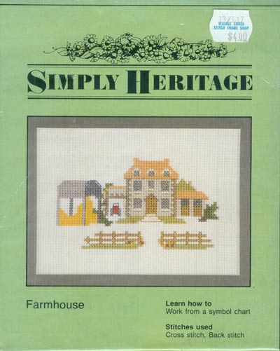 Simply Heritage - Farmhouse Cross Stitch Leaflet