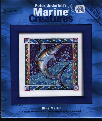 Blue Marlin Cross Stitch Leaflet