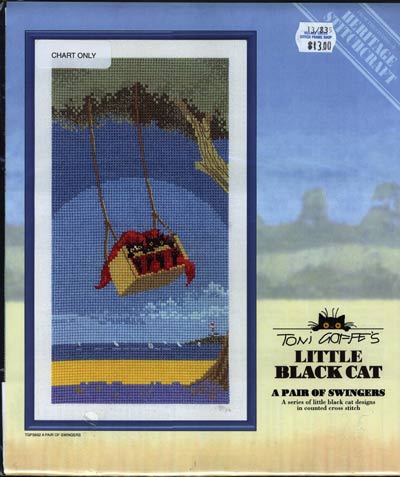 A Pair of Swingers Cross Stitch Leaflet