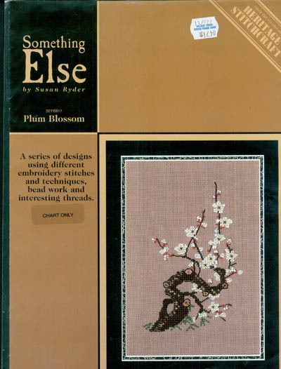Something Else: Plum Blossom Cross Stitch Leaflet