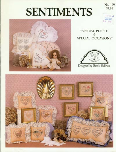 Sentiments Special People and Special Occasions Cross Stitch Leaflet