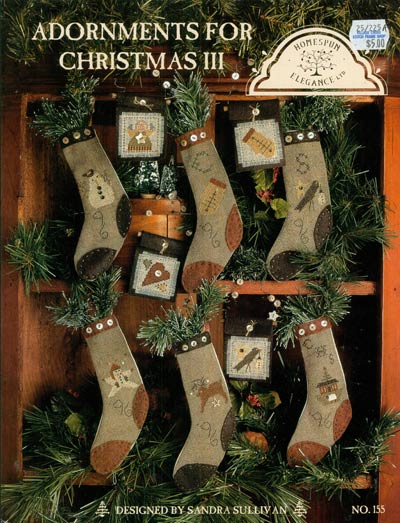 Adornments For Christmas lll Cross Stitch Leaflet
