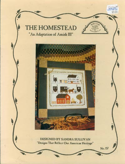 The Homestead An Adaption of Amish lll Cross Stitch Leaflet