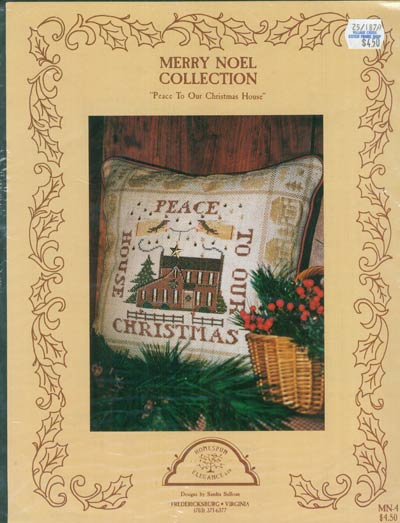 Merry Noel Collection Peace To Our Christmas House Cross Stitch Leaflet