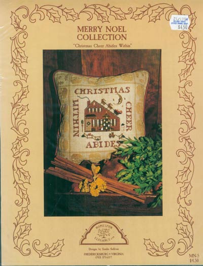 Merry Noel Collection Christmas Cheer Abides Within Cross Stitch Leaflet