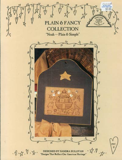Noah Plain and Simple Cross Stitch Leaflet