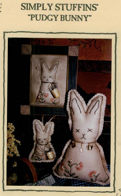 Pudgy Bunny Cross Stitch Leaflet