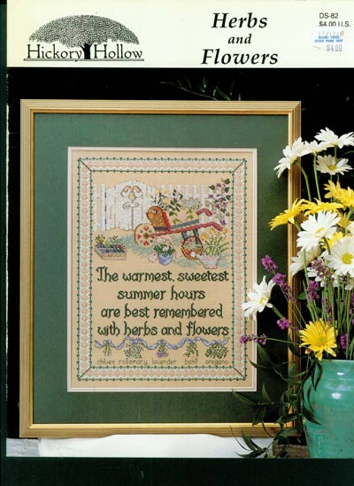 Herbs and Flowers Cross Stitch Leaflet