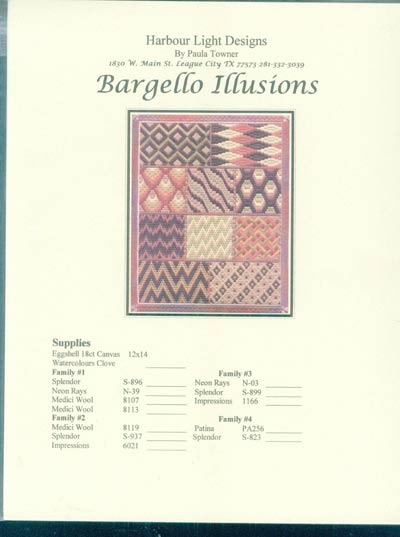Bargello Illusions Cross Stitch Leaflet