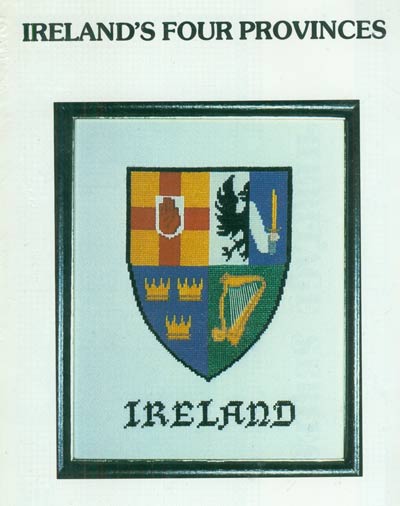 Ireland's Four Provinces Cross Stitch Leaflet
