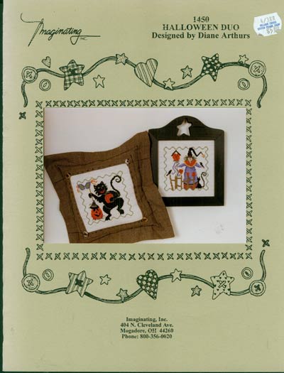 Halloween Duo Cross Stitch Leaflet