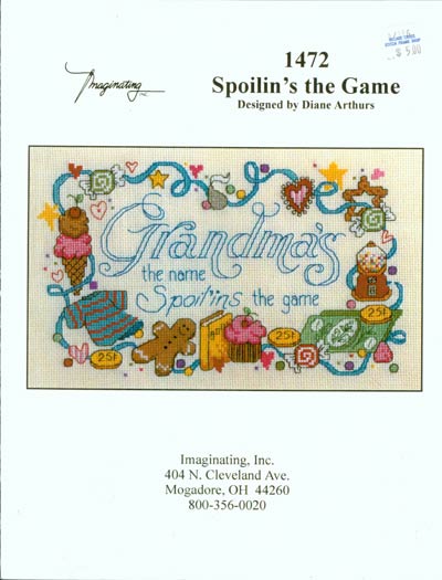 Spoilin's the Game Cross Stitch Leaflet