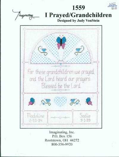 I Prayed/Grandchildren Cross Stitch Leaflet
