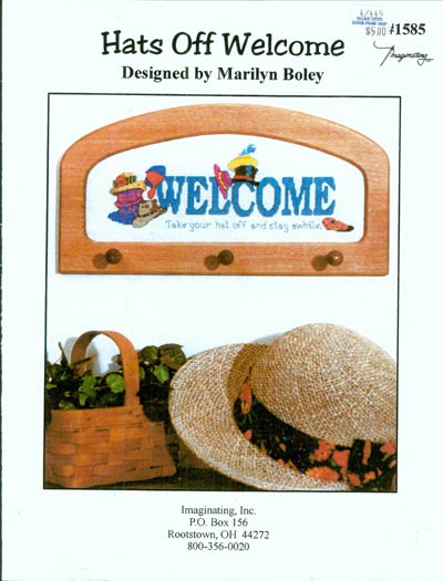 Hats Off Welcome Cross Stitch Leaflet