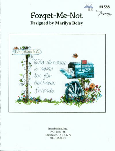 Forget-Me-Not Cross Stitch Leaflet