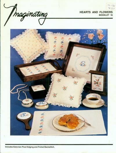 Hearts And Flowers Cross Stitch Leaflet