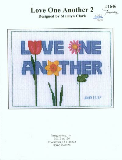 Love One Another 2 Cross Stitch Leaflet
