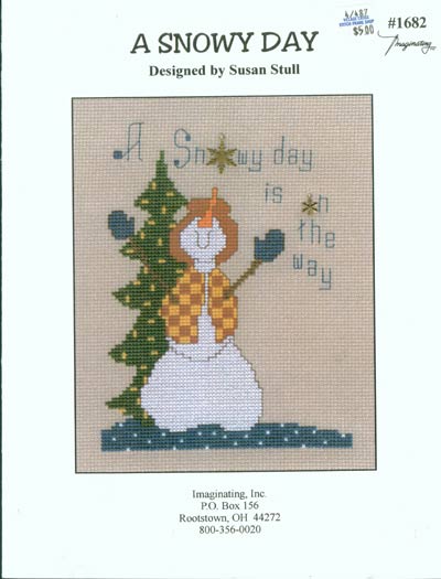A Snowy Day Cross Stitch Leaflet