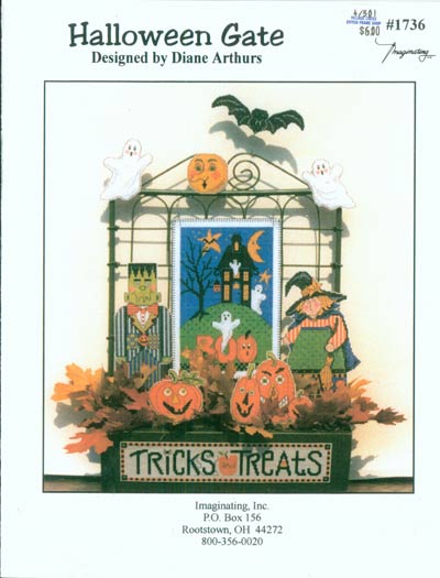 Halloween Gate Cross Stitch Leaflet