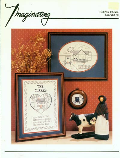 Going Home Cross Stitch Leaflet