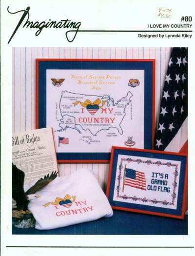 I Love My Country Cross Stitch Leaflet