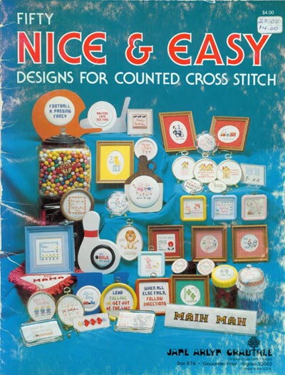 50 Nice and Easy Designs for Counted Cross Stitch Cross Stitch Leaflet