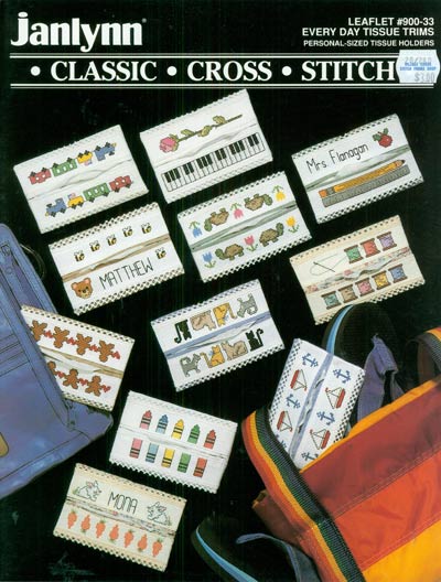 Every Day Tissue Trims Cross Stitch Leaflet