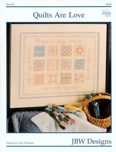 Quilts Are Love Cross Stitch Leaflet