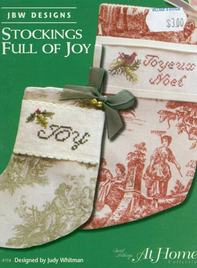 Stockings Full Of Joy Cross Stitch Leaflet