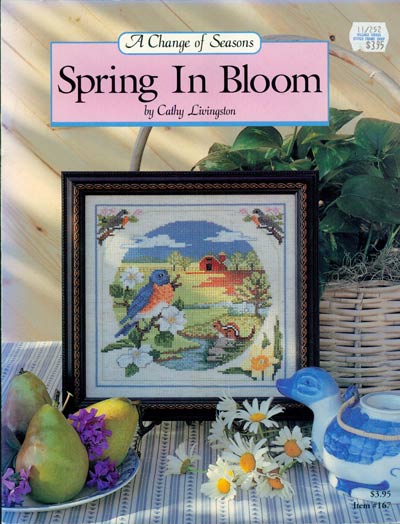 Spring In Bloom Cross Stitch Leaflet