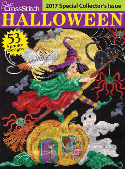 Just Cross Stitch 2017 Halloween Special Collector's Issue Cross Stitch Magazine